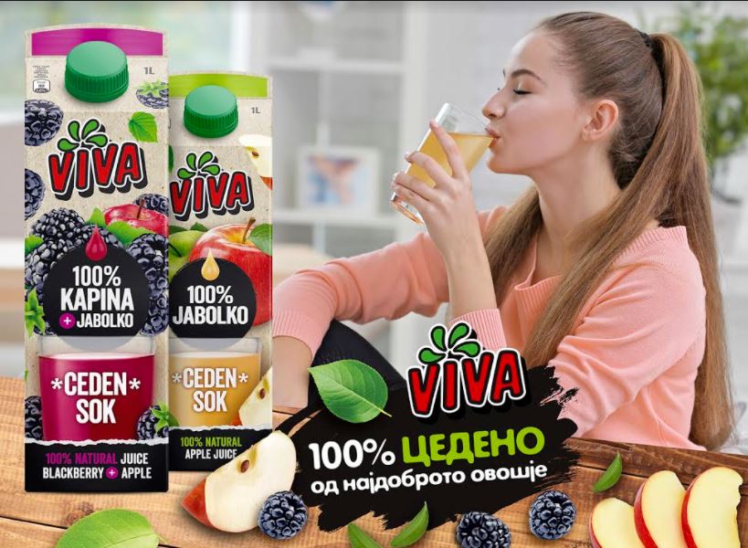 Нови и неодоливи Вива 100% Цедени сокови - Алсат ТВ