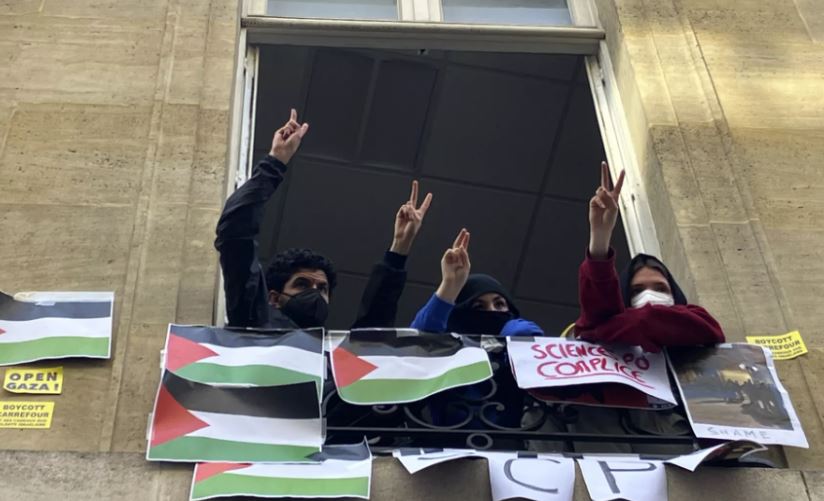 Studentët pro palestinezë pushtojnë kampusin universitar të Parisit