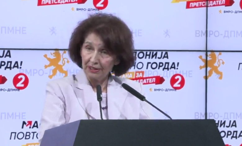 Siljanovska: Si presidente do të punoj për të krijuar unitet