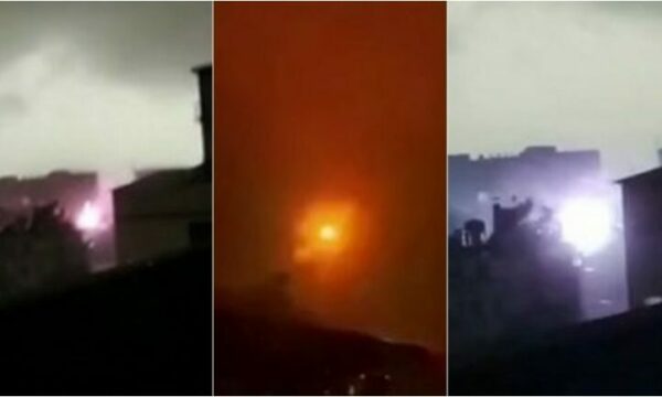 Moment i frikshëm, tornadoja godet linjat elektrike në Kinë, 5 të vdekur