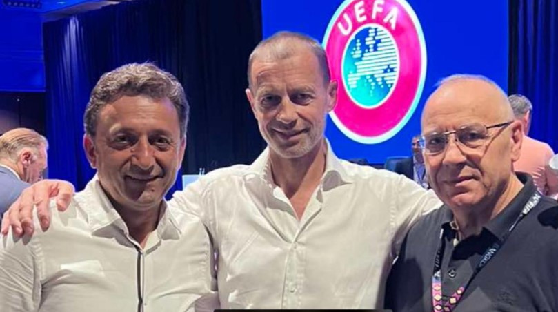 Sejdini dhe Agimi takojnë numrin një të UEFA-s, para Kongresit në Bankok