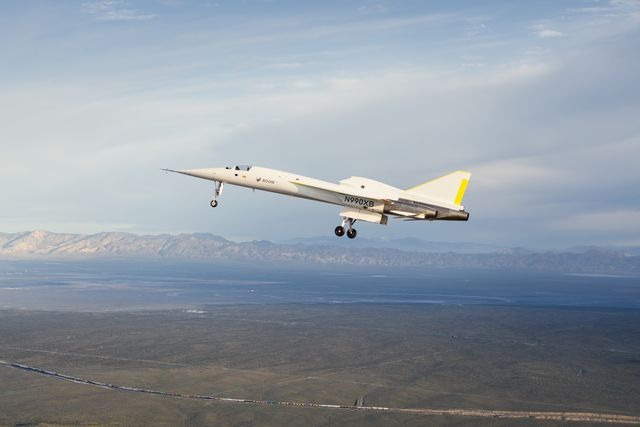 Avioni supersonik i Boom është liruar për një fluturim provë supersonik