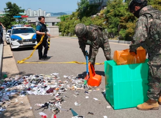 Koreja e Veriut dërgon sërish balona me mbeturina në Korenë e Jugut