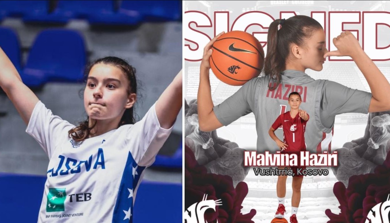 Malvina 16 vjeçare do të luajë për skuadrën amerikane të basketbollit