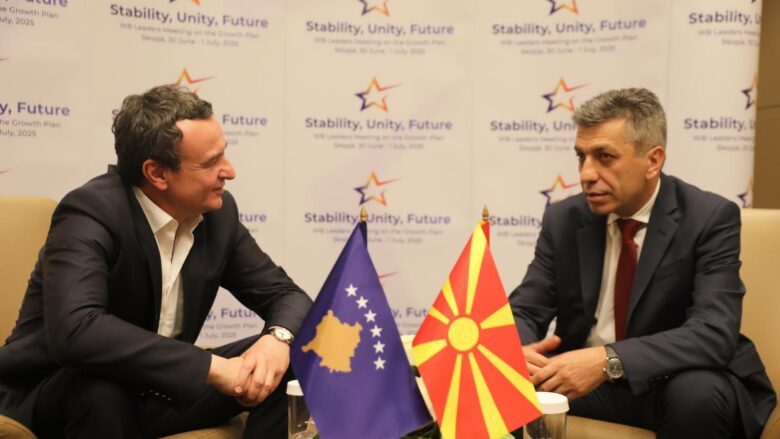 Mexhiti pret Albin Kurtin në Shkup  Biseduam për rrugën evropiane të RMV së dhe Kosovës