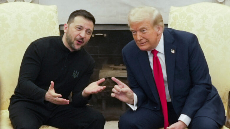 Zelensky tha  faleminderit  8 herë  në fjalën hapëse gjatë takimit të tij me presidentin Trump