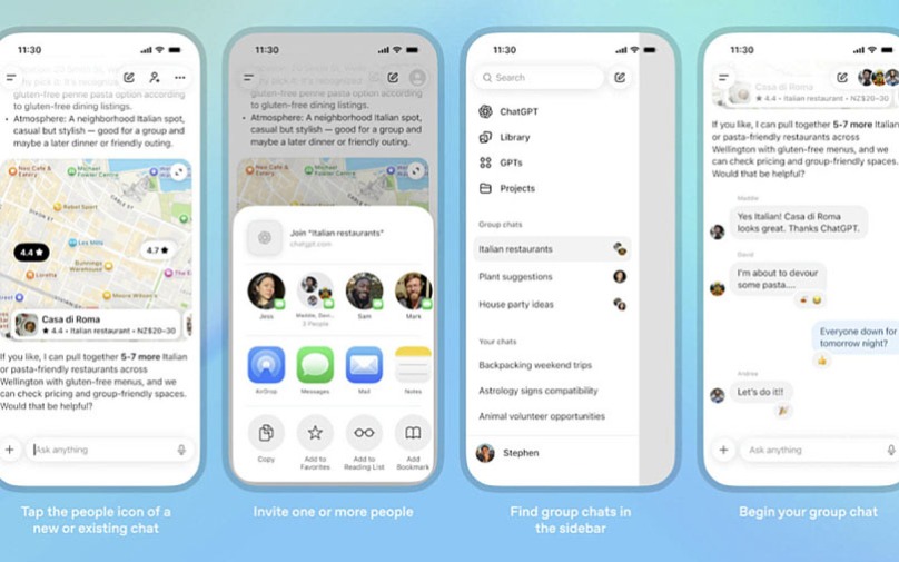 OpenAI po teston bisedën në grup për ChatGPT