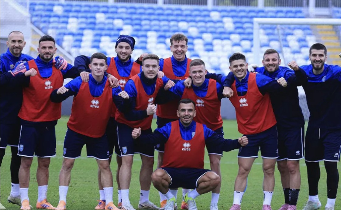  Dardanët  zhvillojnë seancën e dytë stërvitore në stadiumin  Fadil Vokrri 