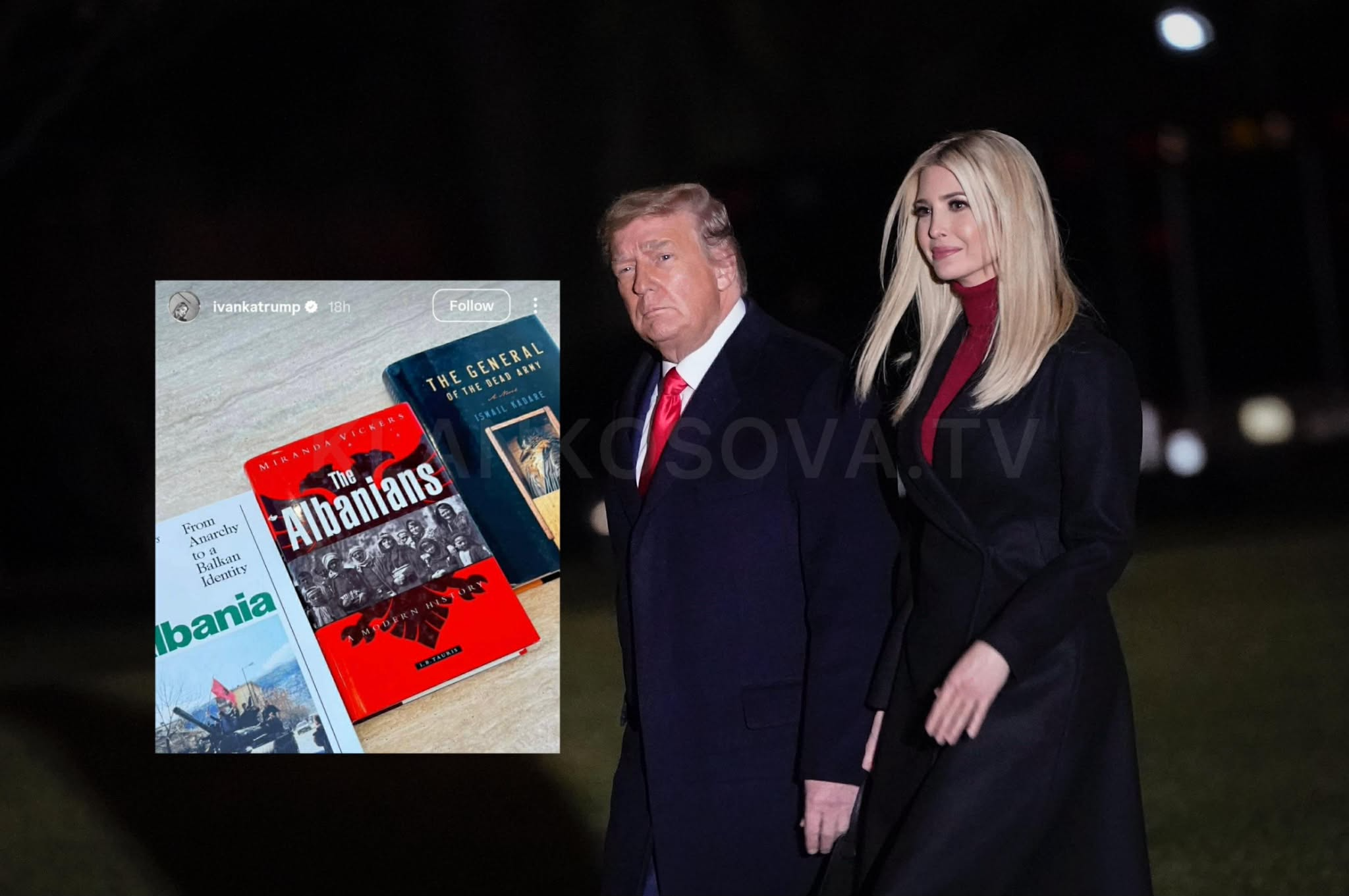 Ivanka Trump publikon librat për historinë shqiptare  Çfarë po hulumton 