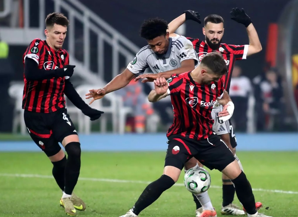 Shkëndija e mbyll pjesën e parë me Sllovan Bratisllavën me 2 gola epërsi