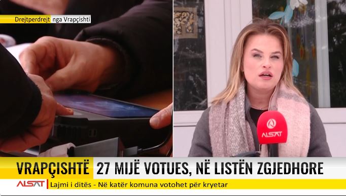Reshje dëbore në Vrapçisht  sa kjo e pengon procesin e votimit  raporton Ajnur Bafqari