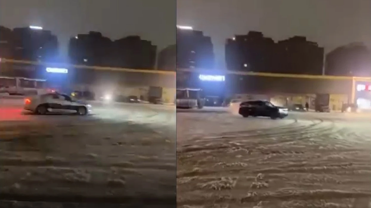 Shoferi ndëshkohet për drift të rrezikshëm në rrethrrotullim në Prishtinë