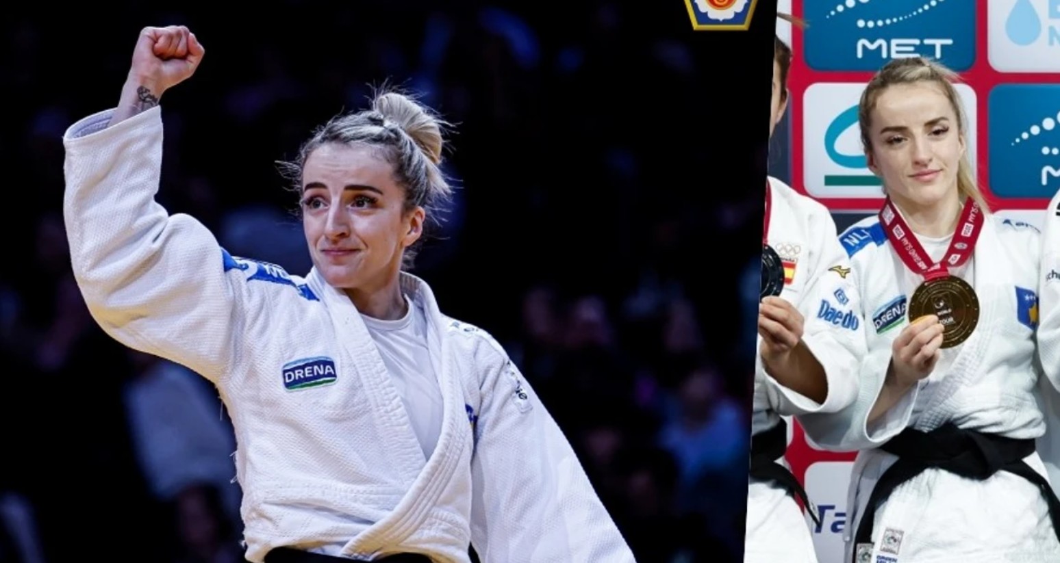  Mbretëresha e Parisit  prej 9 medaljeve katër janë të arta 