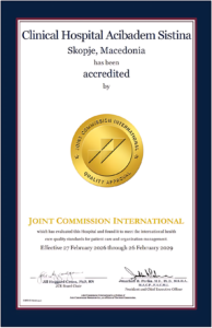 “Axhibadem sistina” konfirmon për herë të katërt JCI-Akreditimin