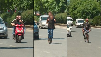 Foto nga komunikacioni në Shkup