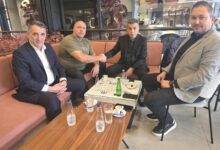 Foto nga vizita e Izet Mexhitit në Kumanovë te Maksim Dimitrievski